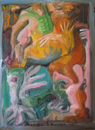 Painting titled "GEORGES SAMSON ET D…" by Virgile Bernardi, Original Artwork