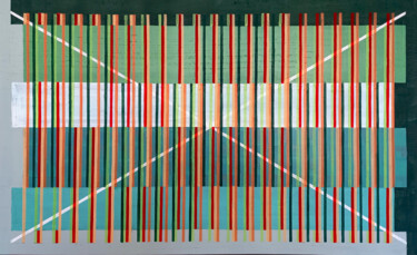 Peinture intitulée "Résonances paralèles" par Bernardo Mora, Œuvre d'art originale, Acrylique
