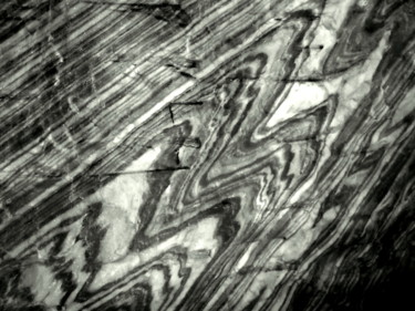 Fotografia intitulada "strates de sel.(col…" por Bernard Vergier, Obras de arte originais