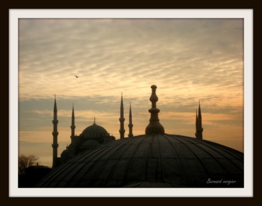 Fotografía titulada "ciel d'orient(colle…" por Bernard Vergier, Obra de arte original