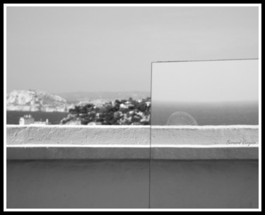 Photographie intitulée "JE de miroir.(colle…" par Bernard Vergier, Œuvre d'art originale