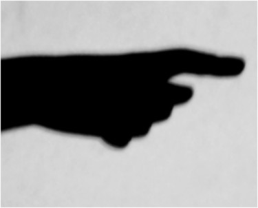 Photographie intitulée "pointer du doigt.(u…" par Bernard Vergier, Œuvre d'art originale