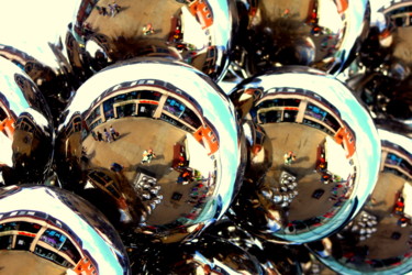 Photographie intitulée "jeux de boules.(col…" par Bernard Vergier, Œuvre d'art originale