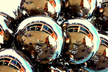 Fotografía titulada "jeux de boules.(col…" por Bernard Vergier, Obra de arte original