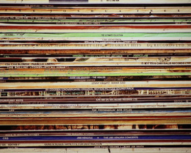 Photographie intitulée "galettes musicales.…" par Bernard Vergier, Œuvre d'art originale