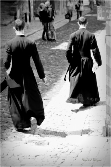 Photographie intitulée "le baiser et les de…" par Bernard Vergier, Œuvre d'art originale