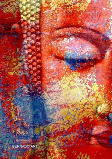 Arts numériques intitulée "Buddha" par Bernd Lauer, Œuvre d'art originale, Travail numérique 2D