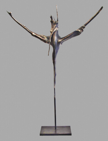 Sculpture titled "the-guardian-front…" by Bernd Nordt, Original Artwork, Bronze