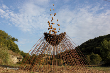 Installation intitulée "graal" par Alain Bernegger, Œuvre d'art originale