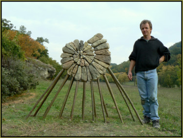 Installation intitulée "l'ammonite et moi" par Alain Bernegger, Œuvre d'art originale
