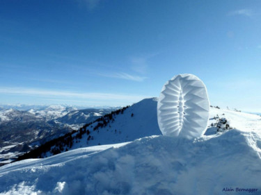 Инсталляция под названием "Sculpture de neige" - Alain Bernegger, Подлинное произведение искусства
