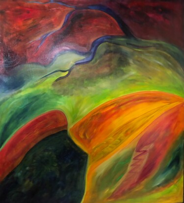 Pittura intitolato "Tucan…" da Bernie Spielmann, Opera d'arte originale, Olio
