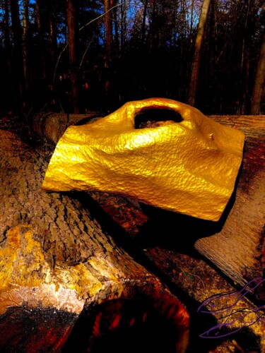 Κολάζ με τίτλο "Goldfinger…3stop ki…" από Bernie Spielmann, Αυθεντικά έργα τέχνης, Ακρυλικό