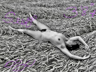 Collages getiteld "Sex..vollreif4" door Bernie Spielmann, Origineel Kunstwerk, Acryl