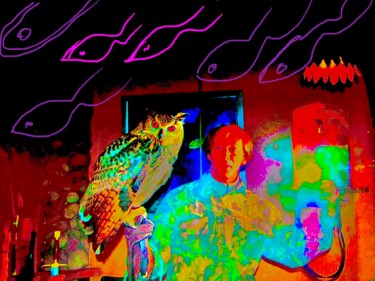Collages intitolato "Love..Colors…" da Bernie Spielmann, Opera d'arte originale, Acrilico