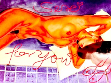"Sex..for you..2" başlıklı Kolaj Bernie Spielmann tarafından, Orijinal sanat, Akrilik