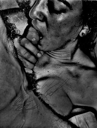 Collages titulada "Sex..blow job66" por Bernie Spielmann, Obra de arte original, Acrílico