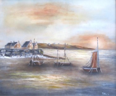 Painting titled "Bretagne" by Bernie38, Original Artwork