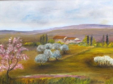 Peinture intitulée "Un air de Toscaane" par Bernie38, Œuvre d'art originale