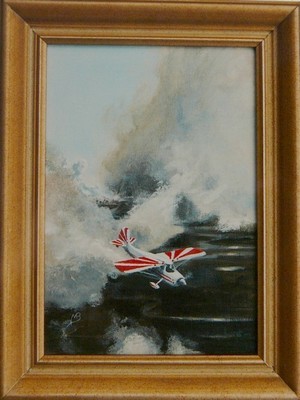 Malarstwo zatytułowany „avion” autorstwa Bernadette Maréchal, Oryginalna praca