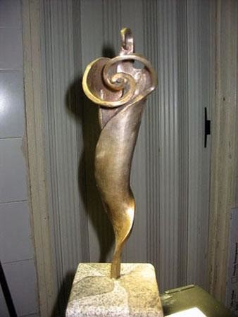 Sculpture titled "Illusionist" by Bertalan, Original Artwork