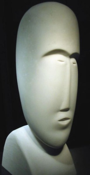 Scultura intitolato "Head" da Bertalan, Opera d'arte originale