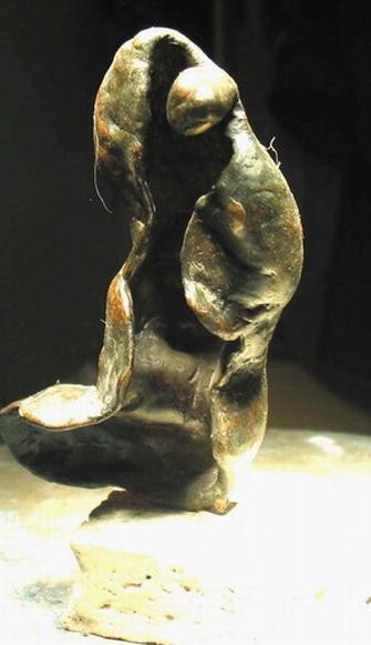 Sculpture titled "Nameless Soldier" by Bertalan, Original Artwork, Metals