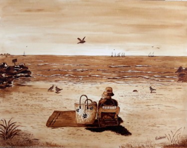 绘画 标题为“la plage” 由Berthe Rosso, 原创艺术品, 其他