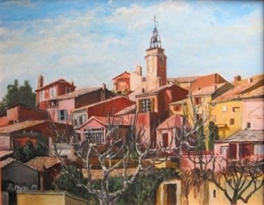 Painting titled "Roussillion" by Berthold Maier, Original Artwork