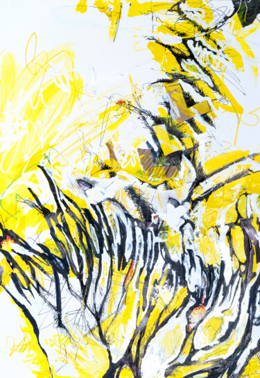 Картина под названием "Fang den Tiger" - Bertold Werkmann, Подлинное произведение искусства, Акрил