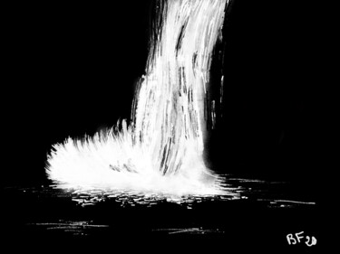 Цифровое искусство под названием "Fall" - Bertrand Fraysse, Подлинное произведение искусства, Цифровая живопись