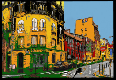 Arte digital titulada "Home Sweet Home" por Bertrand Fraysse, Obra de arte original, Pintura Digital