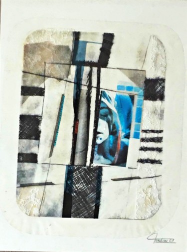 Collages intitulée "Morfil Medicolégal…" par Bertrand Tardieu, Œuvre d'art originale, Collages