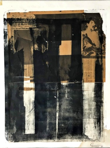 Estampas & grabados titulada "Hommage" por Bertrand Tardieu, Obra de arte original, Litografía