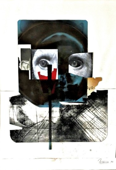 Prenten & gravures getiteld "Antropologie Experi…" door Bertrand Tardieu, Origineel Kunstwerk, Gravure
