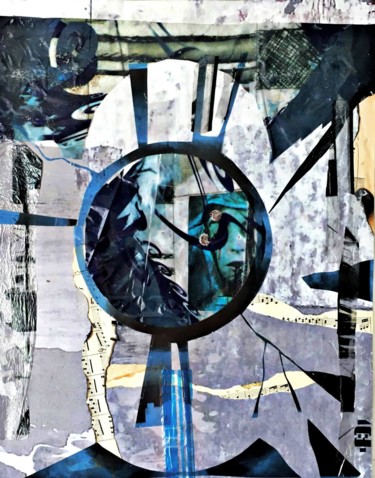 Collages intitulée "Assomption Initiati…" par Bertrand Tardieu, Œuvre d'art originale, Collages