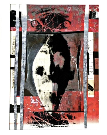Collages intitolato "Aliénation Introspé…" da Bertrand Tardieu, Opera d'arte originale, Collages