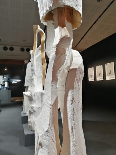 雕塑 标题为“Résonnance vue 5” 由Bertrand Michaud, 原创艺术品, 木