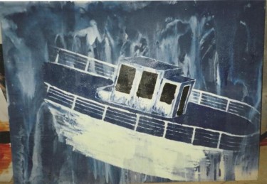 Peinture intitulée "Titanic" par Bertrand Pothier, Œuvre d'art originale