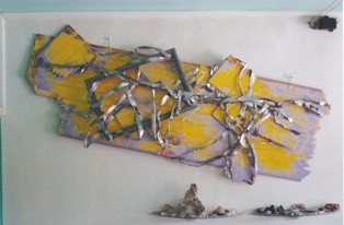 Peinture intitulée "Hors-cadre" par Bertrand Pothier, Œuvre d'art originale