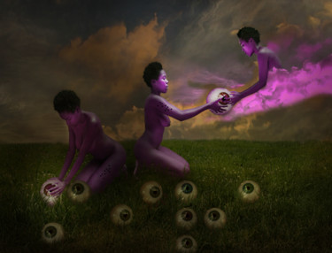 Digitale Kunst mit dem Titel "Show me" von Berynnice, Original-Kunstwerk, Fotomontage