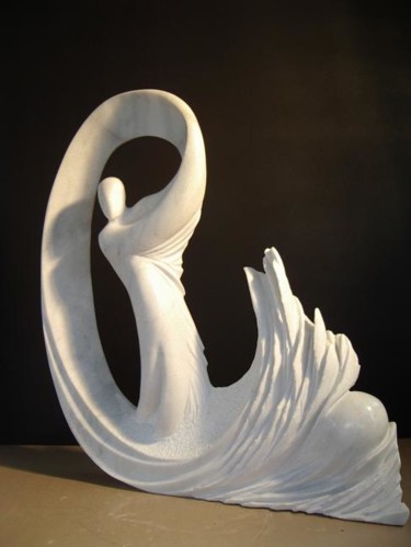 Sculpture intitulée "Drive" par Yvon Bescond, Œuvre d'art originale, Pierre