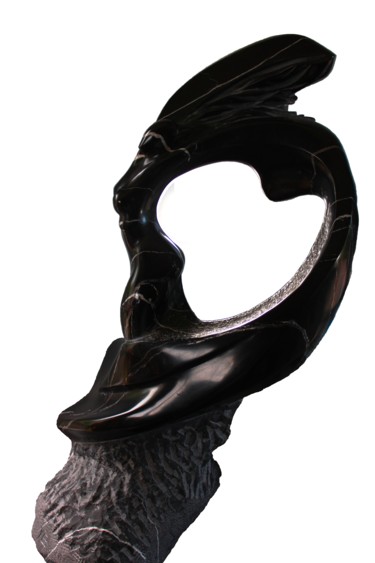 Sculpture intitulée "Belle échappée" par Yvon Bescond, Œuvre d'art originale
