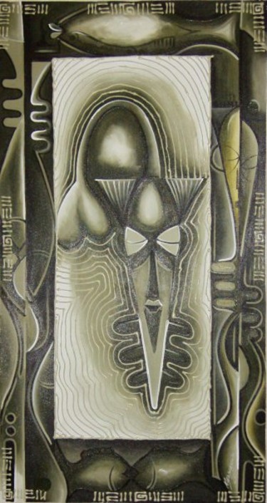 Painting titled "fashion in the sea" by Joseph Kwaw Besoabewie, Original Artwork