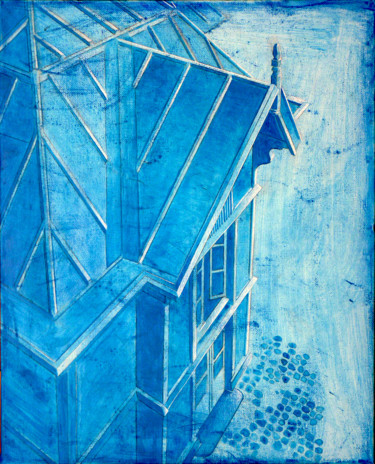 Peinture intitulée "en maison 47 new bl…" par Billy Renoir, Œuvre d'art originale, Acrylique