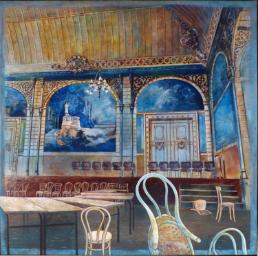 Painting titled "la Société National…" by Billy Renoir, Original Artwork, Acrylic