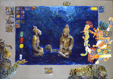 Peinture intitulée "Maya ©.jpg" par Billy Renoir, Œuvre d'art originale, Acrylique