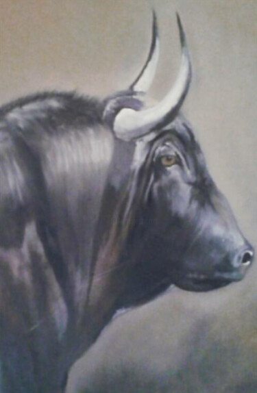 Painting titled "Taurus" by Bethel, Original Artwork