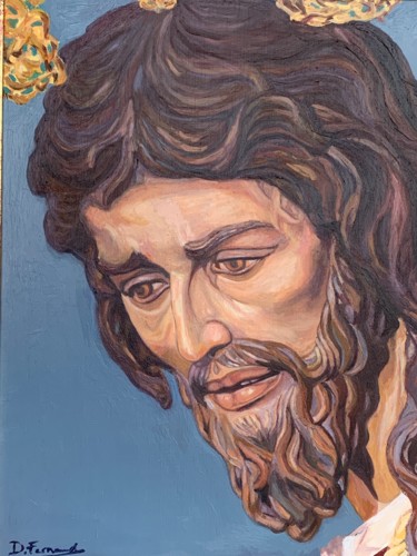 Pintura intitulada "San Gonzalo" por Dolores Fernández, Obras de arte originais, Óleo