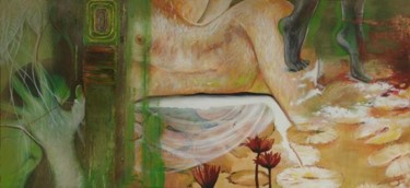 Pintura intitulada "Sedução da Inocência" por Elisabete Da'Silva, Obras de arte originais, Outro